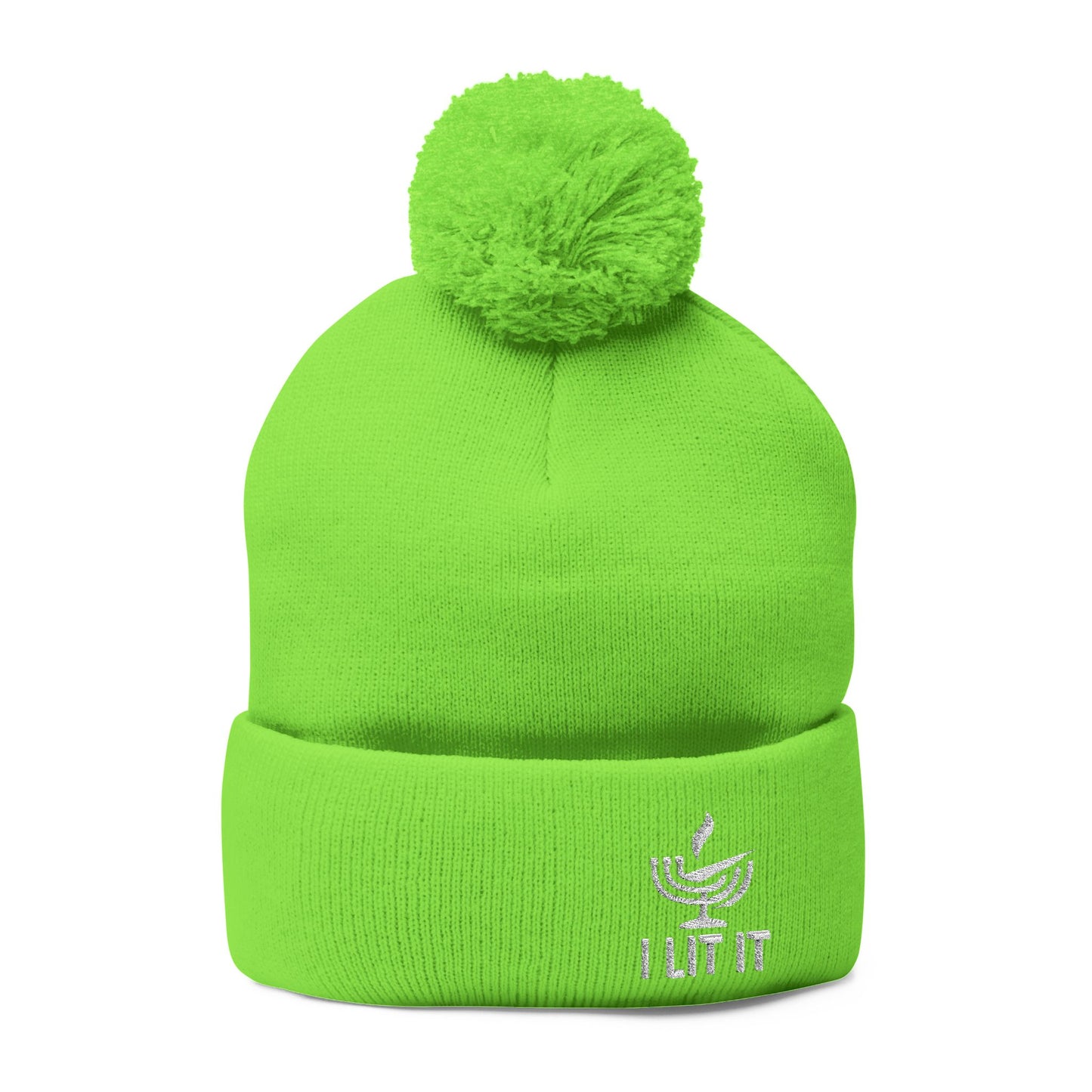 I LIT IT — Cozy Winter Beanie Unisex