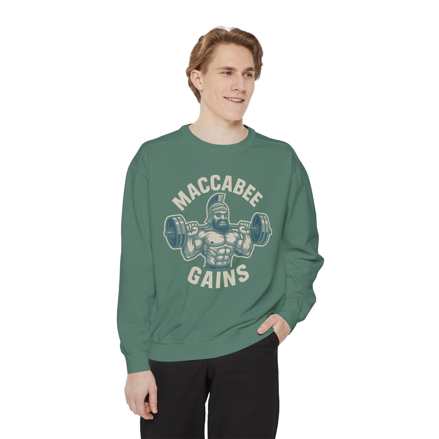 Maccabee Gains - Hannukah Swag Comfy Unisex Sweatshirt