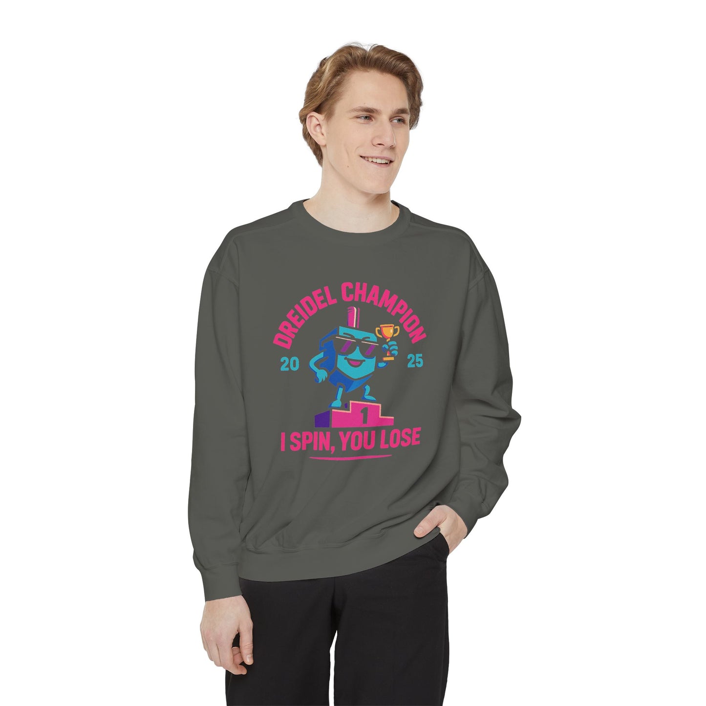 Dreidel Champion - Hannukah Swag Comfy Unisex Sweatshirt
